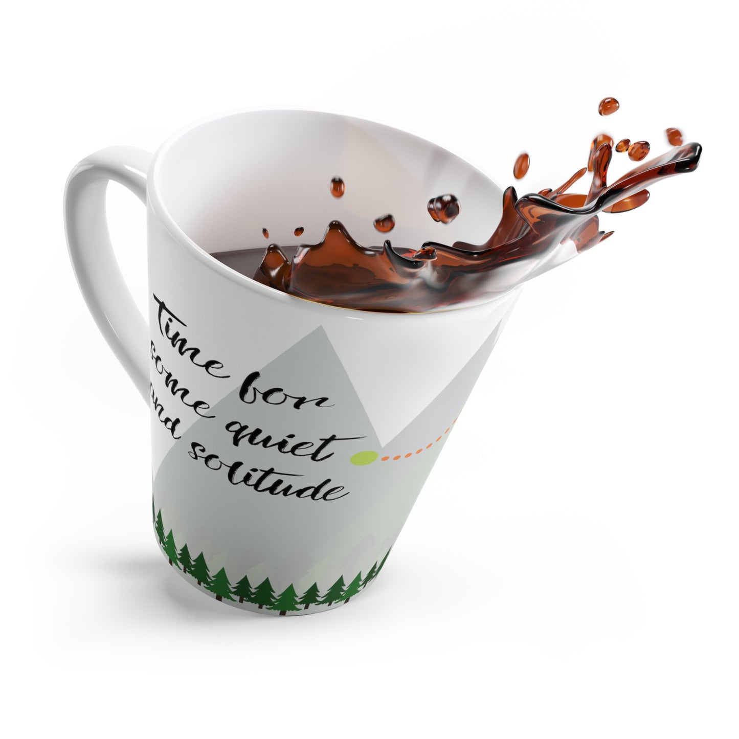 I'll Be At My Writing Cabin - Writers Mug (latte)