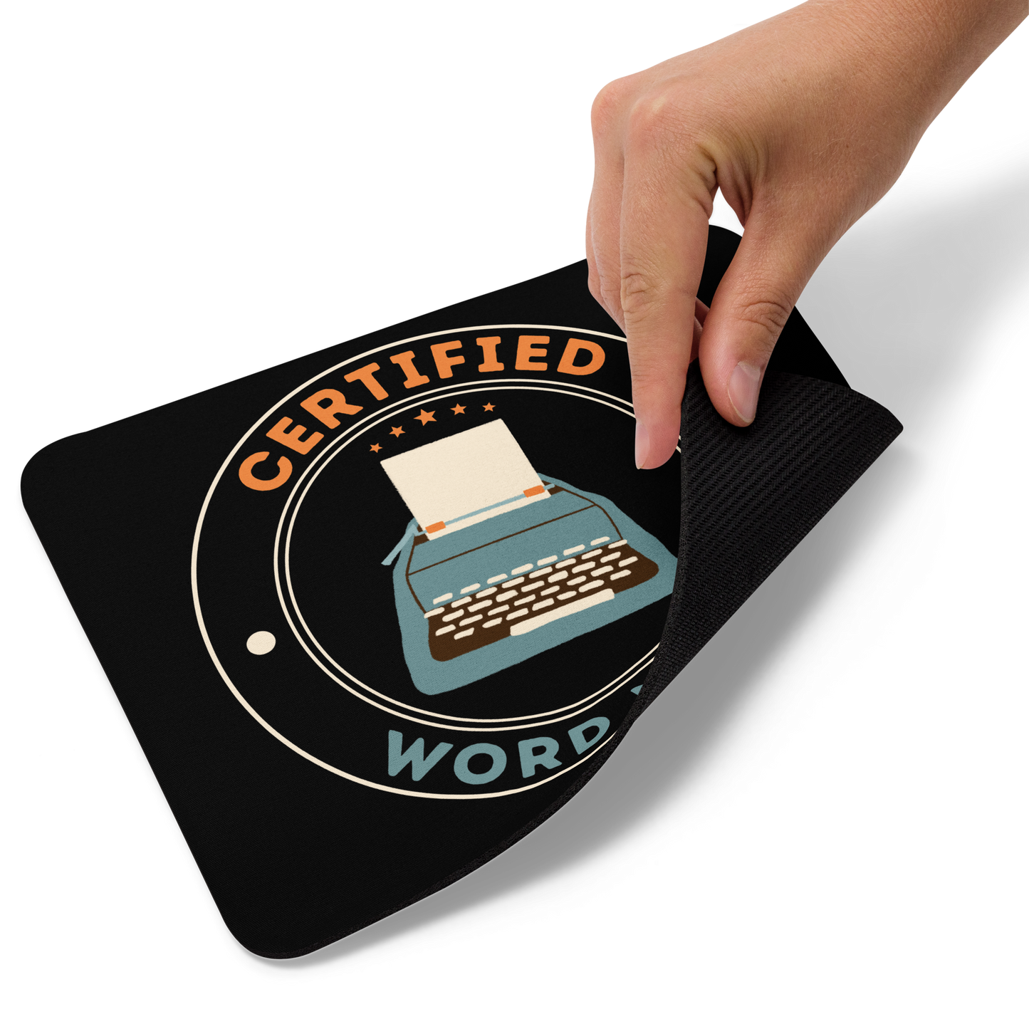 Certified Word Nerd Mouse Pad