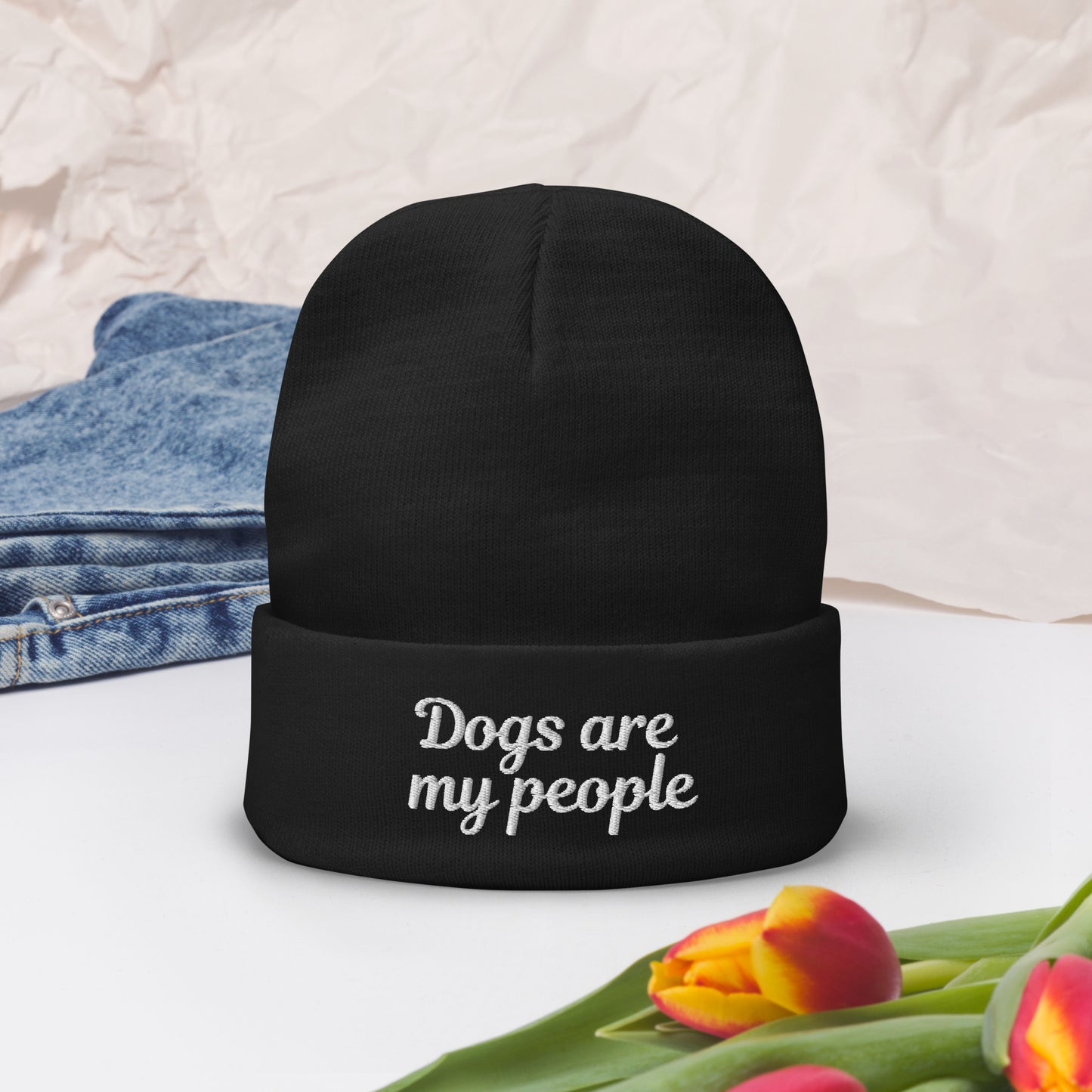 Soft Cozy Dogs Are My People - Dog Lovers Beanie