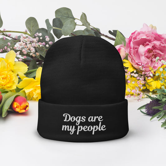 Dogs Are My People Soft Cozy Dog Lovers Beanie
