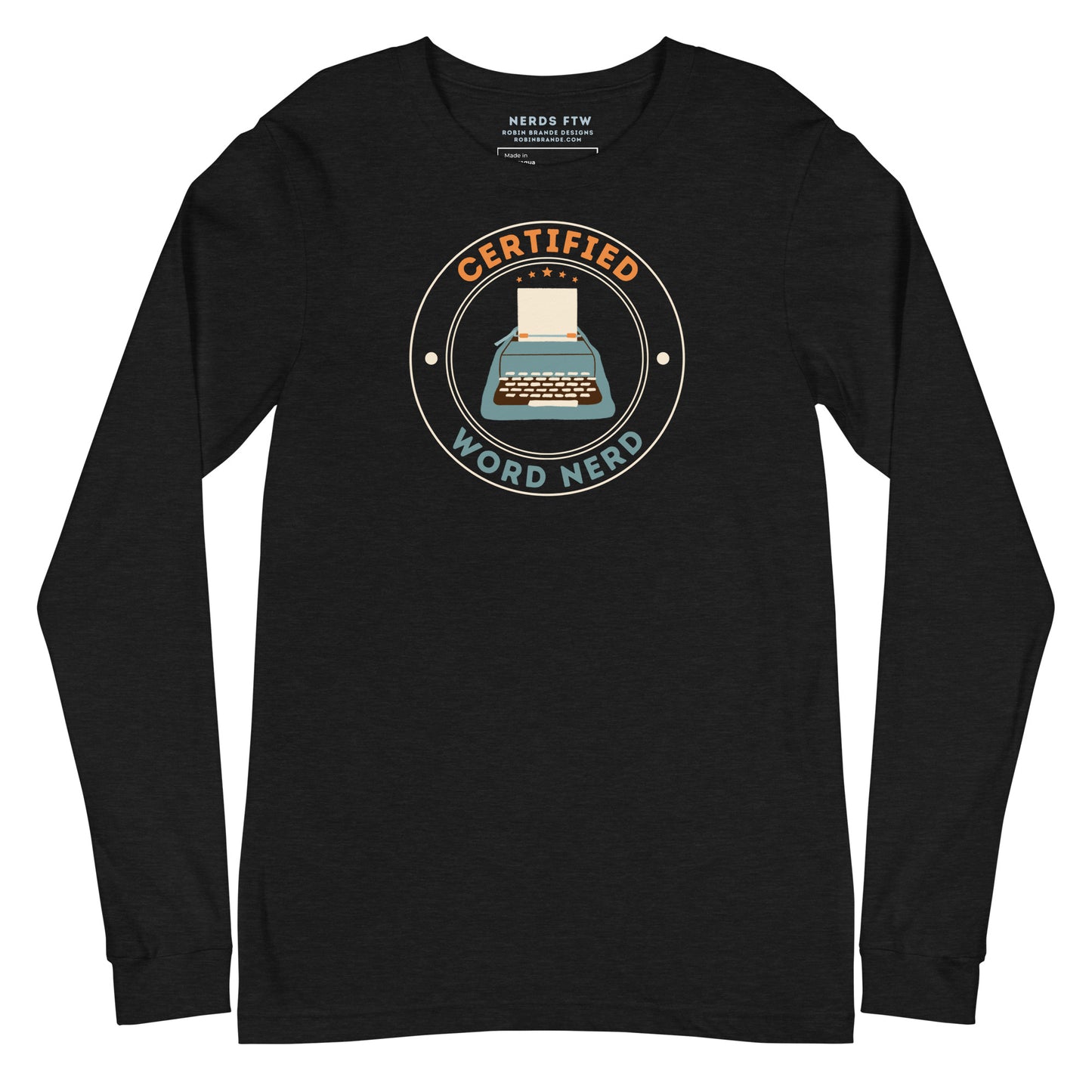 Certified Word Nerd Long-sleeve T-shirt