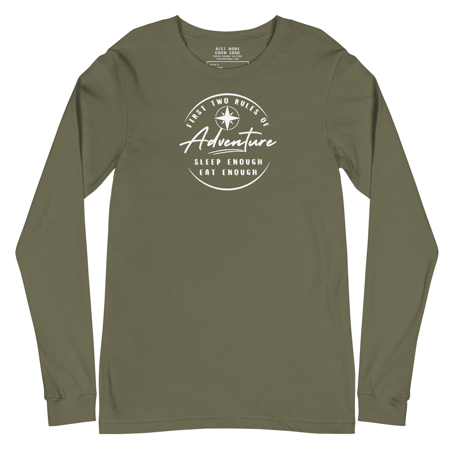 Sleep Enough-Eat Enough (Adventure) Long-sleeved T-shirt