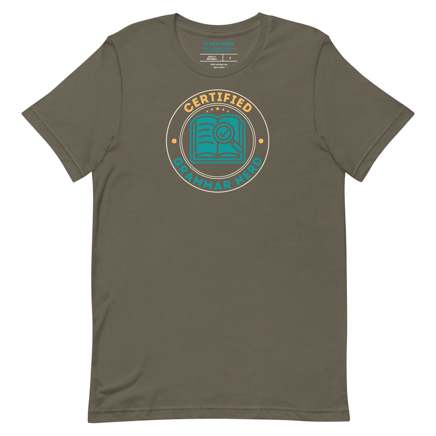 Certified Grammar Nerd Short-sleeved T-shirt