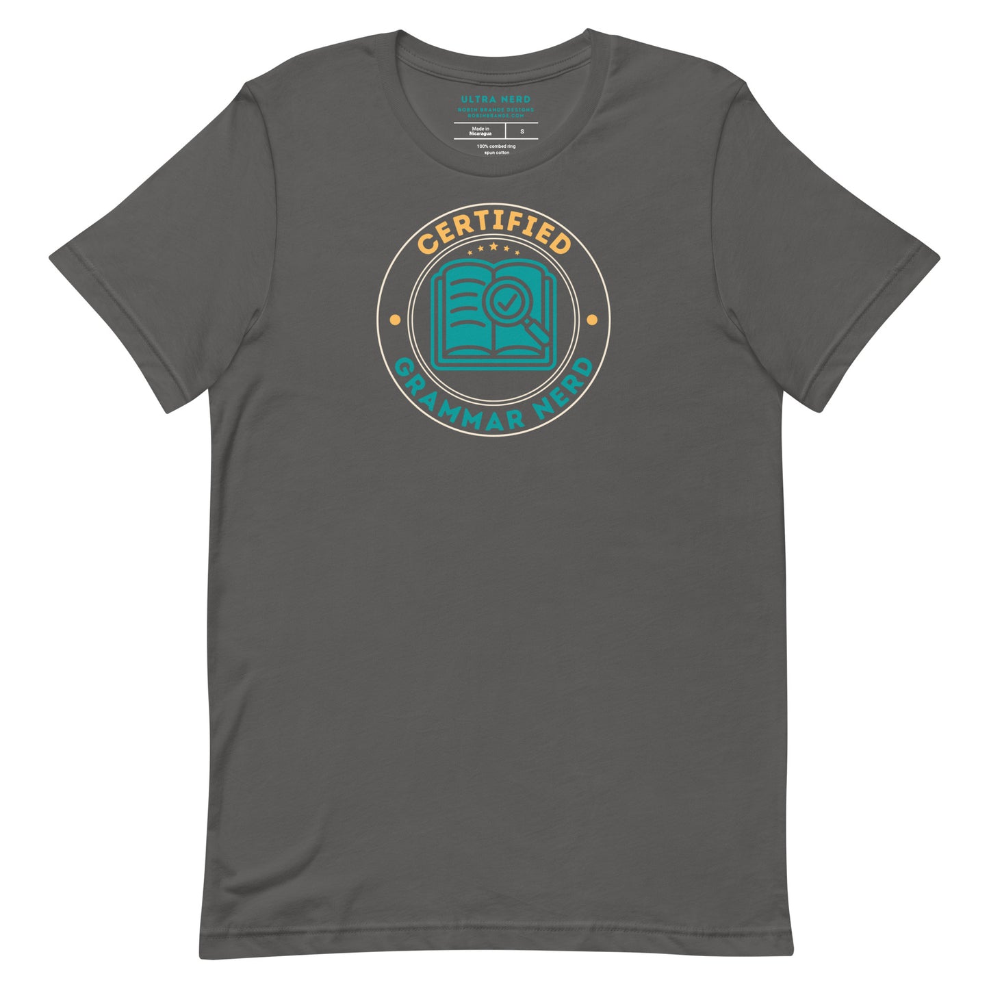 Certified Grammar Nerd Short-sleeved T-shirt