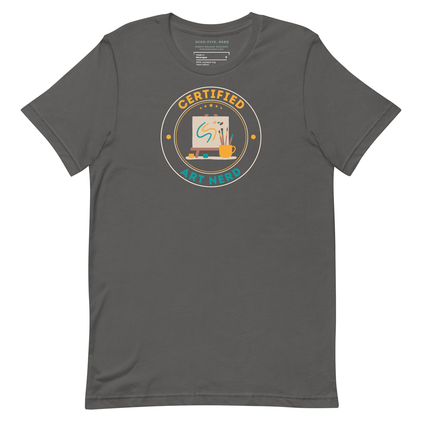 Certified Art Nerd Short-sleeved T-shirt