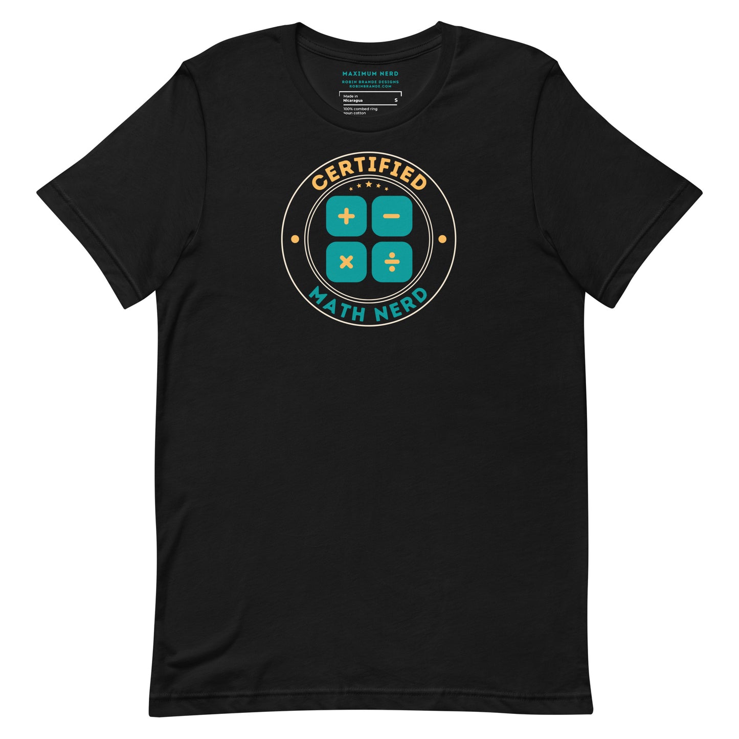 Certified Math Nerd Short-sleeved T-shirt