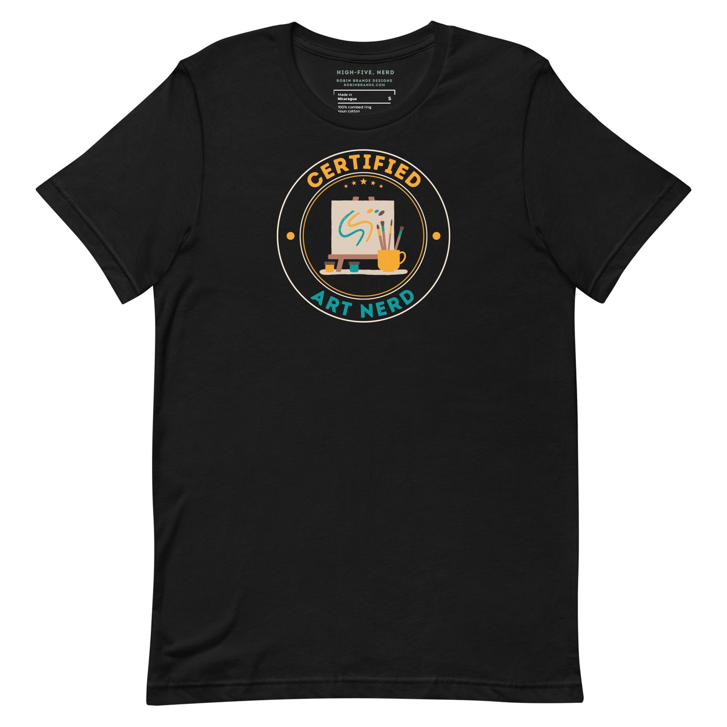 Certified Art Nerd Short-sleeved T-shirt