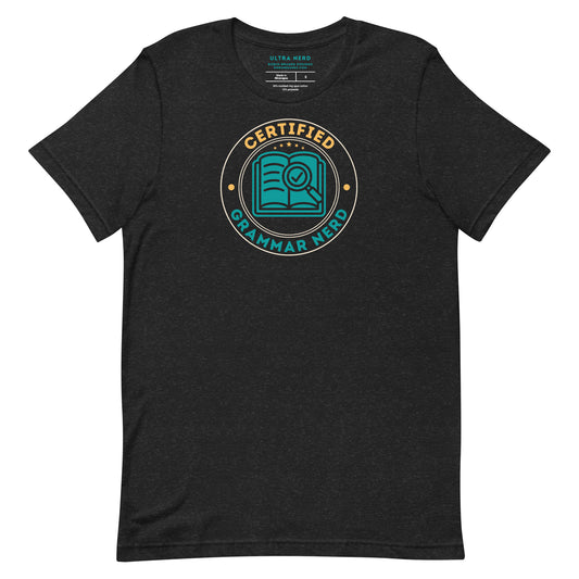 Certified Grammar Nerd Short-sleeved T-shirt