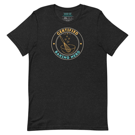 Certified Baking Nerd Short-sleeved T-shirt