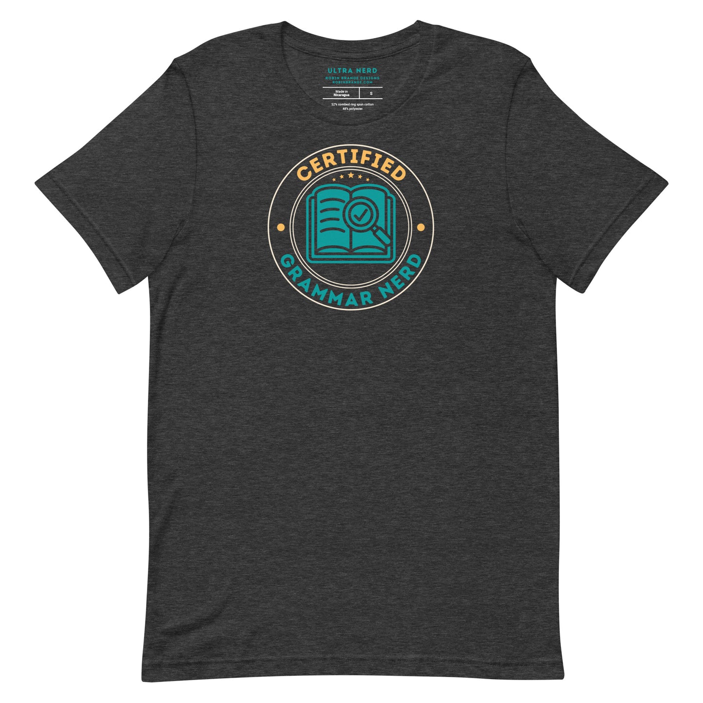 Certified Grammar Nerd Short-sleeved T-shirt