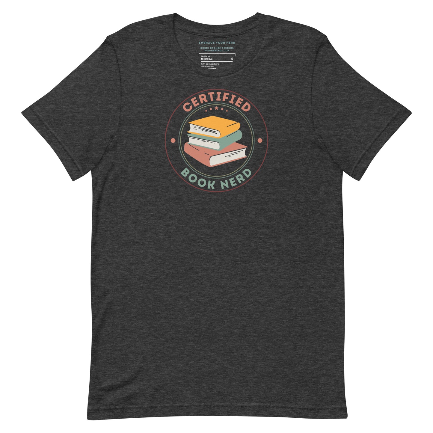 Certified Book Nerd Short-sleeved T-shirt