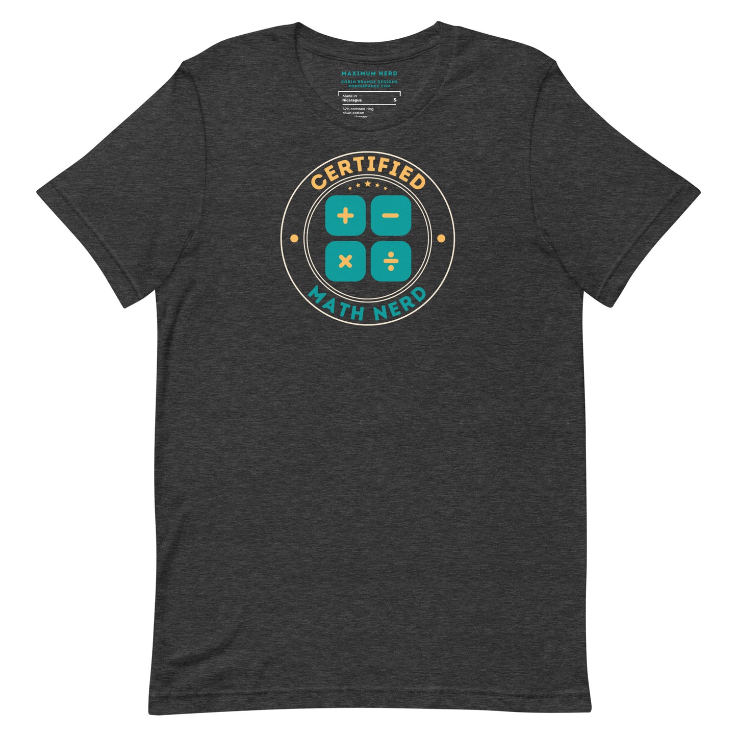 Certified Math Nerd Short-sleeved T-shirt