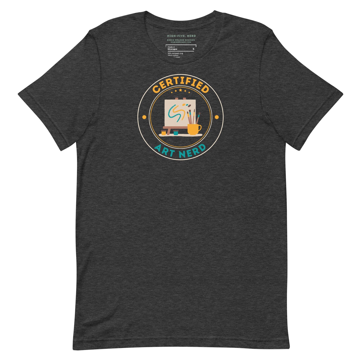 Certified Art Nerd Short-sleeved T-shirt
