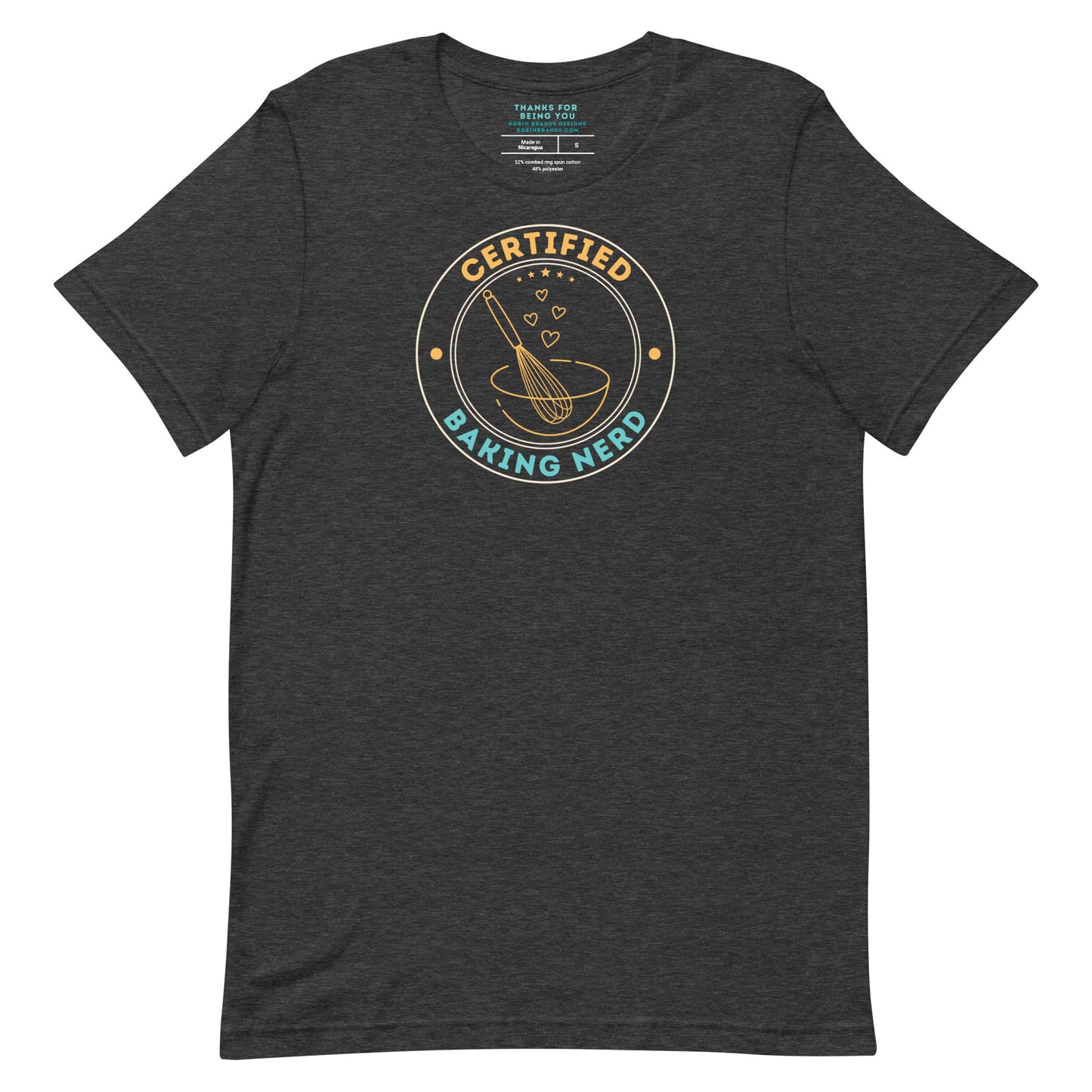 Certified Baking Nerd Short-sleeved T-shirt