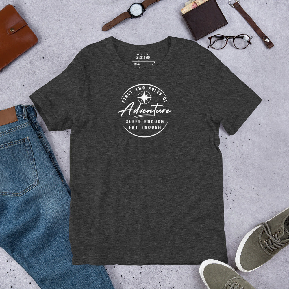 Sleep Enough-Eat Enough (Adventure) Short-sleeved T-shirt