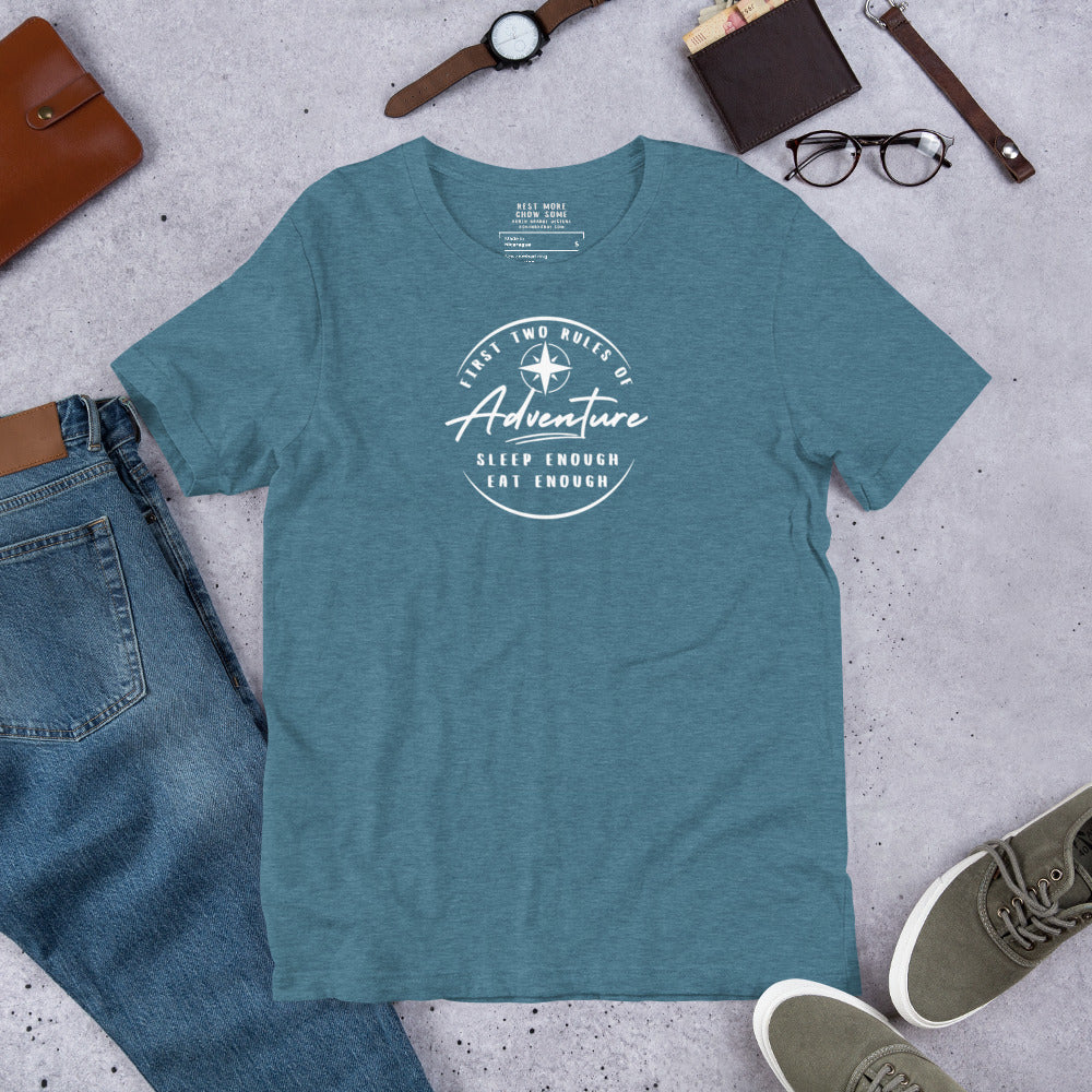Sleep Enough-Eat Enough (Adventure) Short-sleeved T-shirt