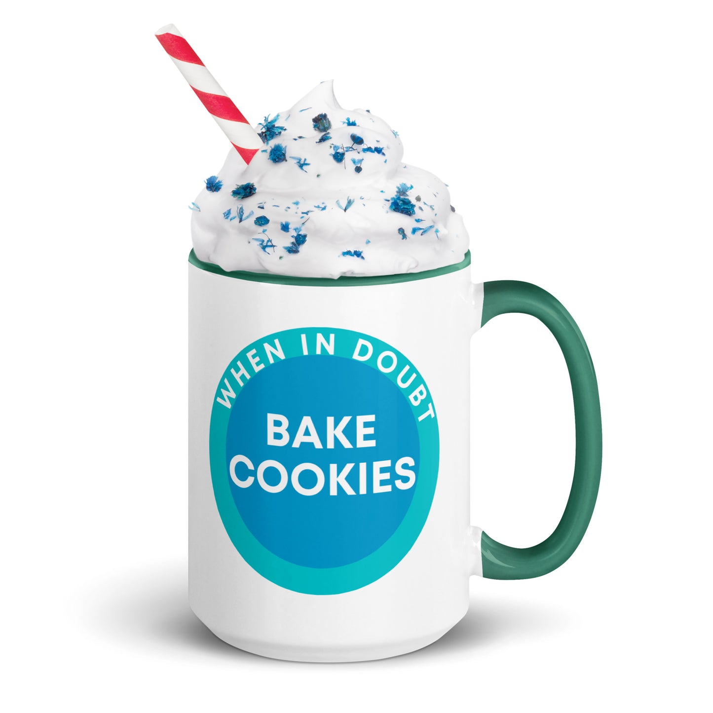 When In Doubt, Bake Cookies Cheerful Baking Mug