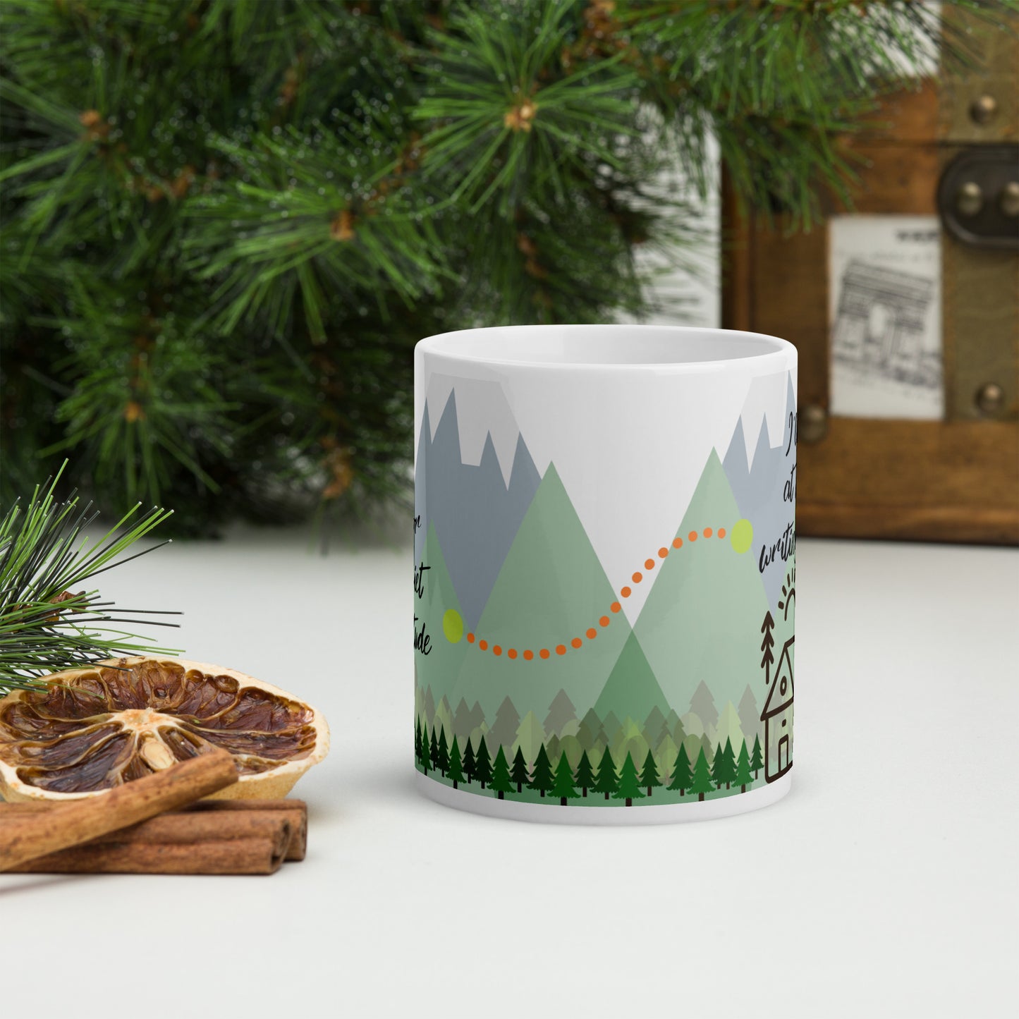 I'll Be At My Writing Cabin - Writers Mug