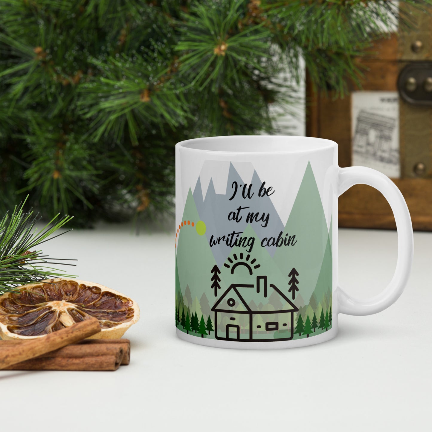 I'll Be At My Writing Cabin - Writers Mug