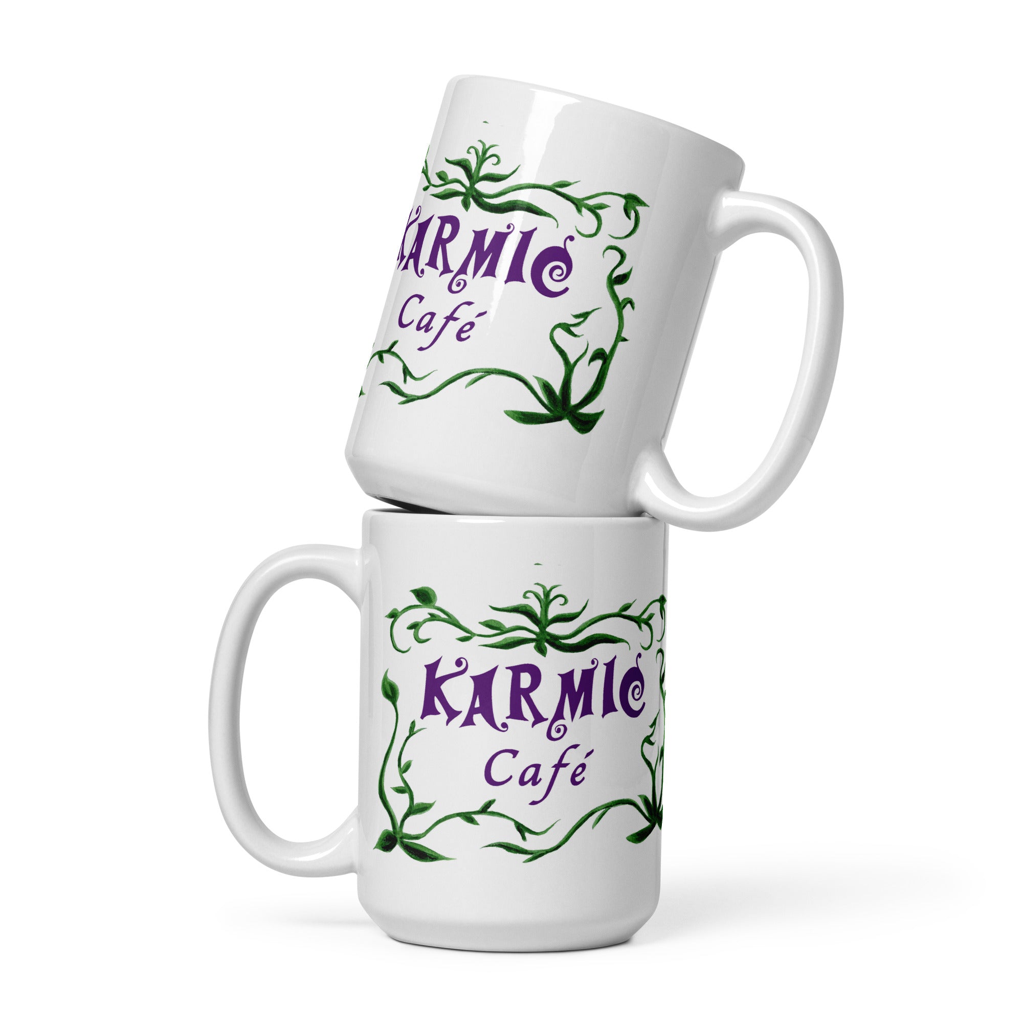 Cafecito White glossy mug