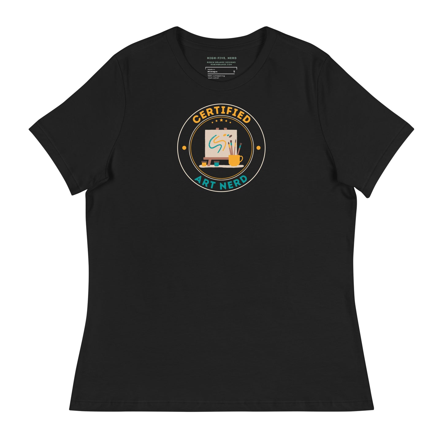 Certified Art Nerd Women's Relaxed T-Shirt