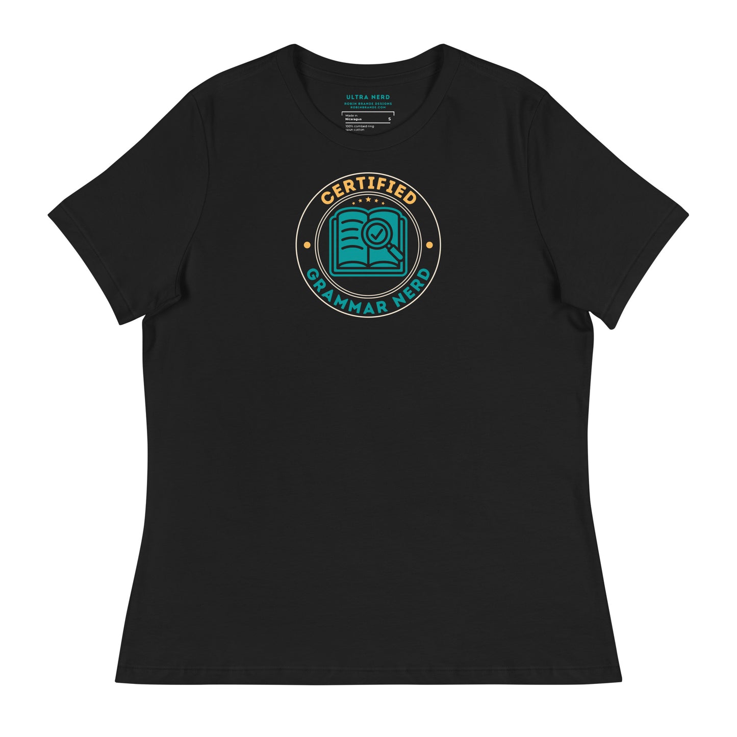 Certified Grammar Nerd Women's Relaxed T-Shirt