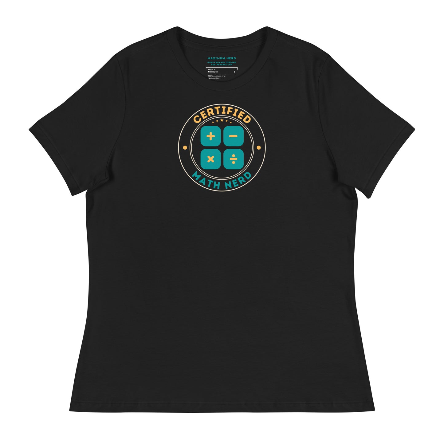 Certified Math Nerd Women's Relaxed T-Shirt