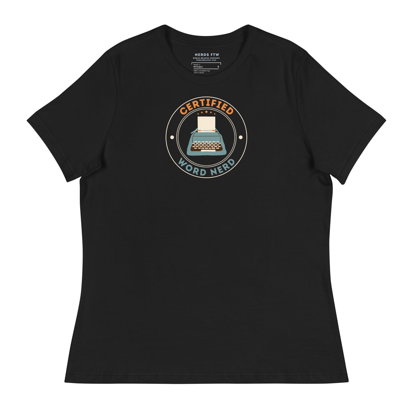 Certified Word Nerd Women's Relaxed T-Shirt