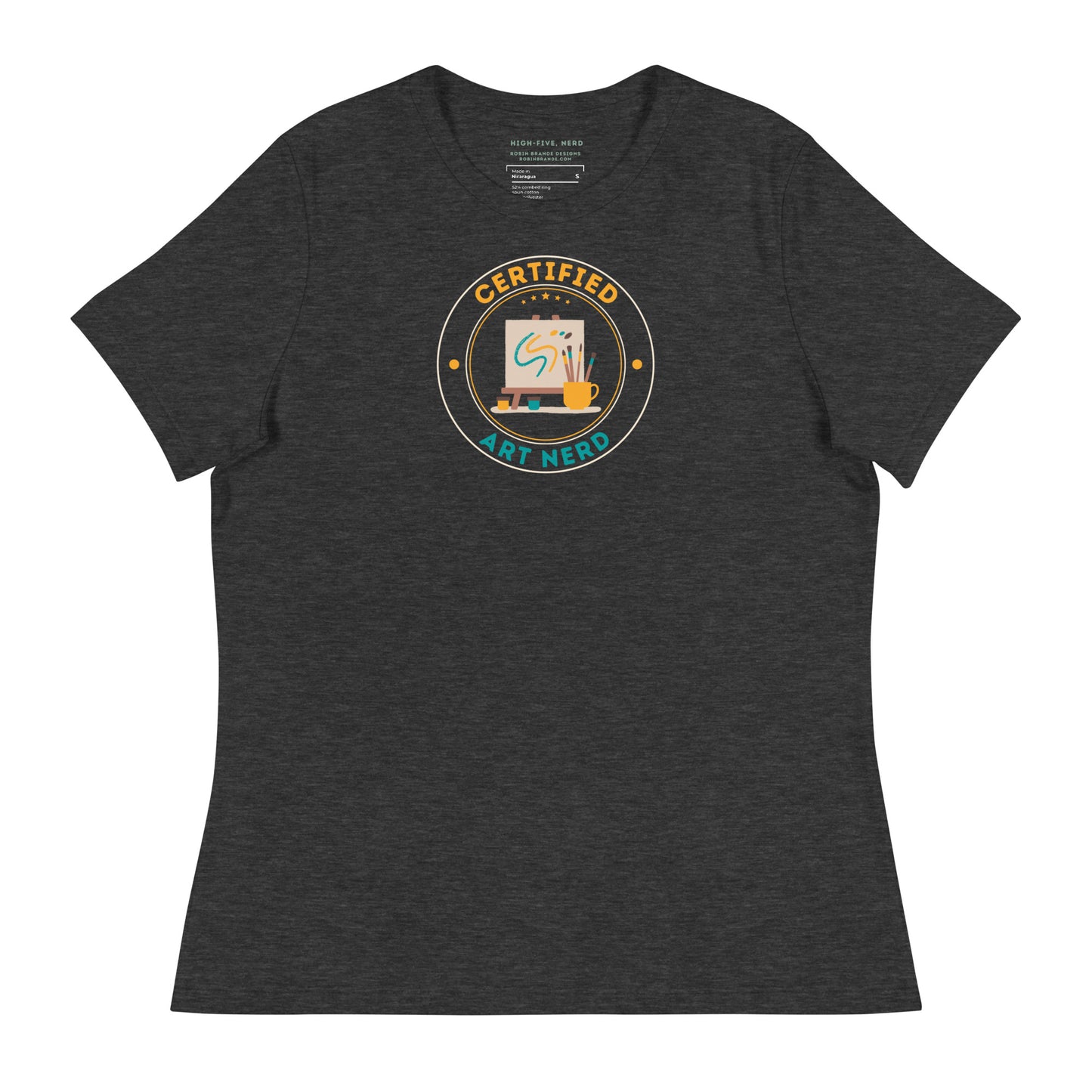 Certified Art Nerd Women's Relaxed T-Shirt