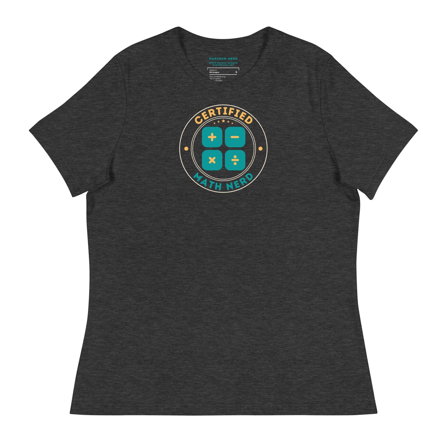 Certified Math Nerd Women's Relaxed T-Shirt