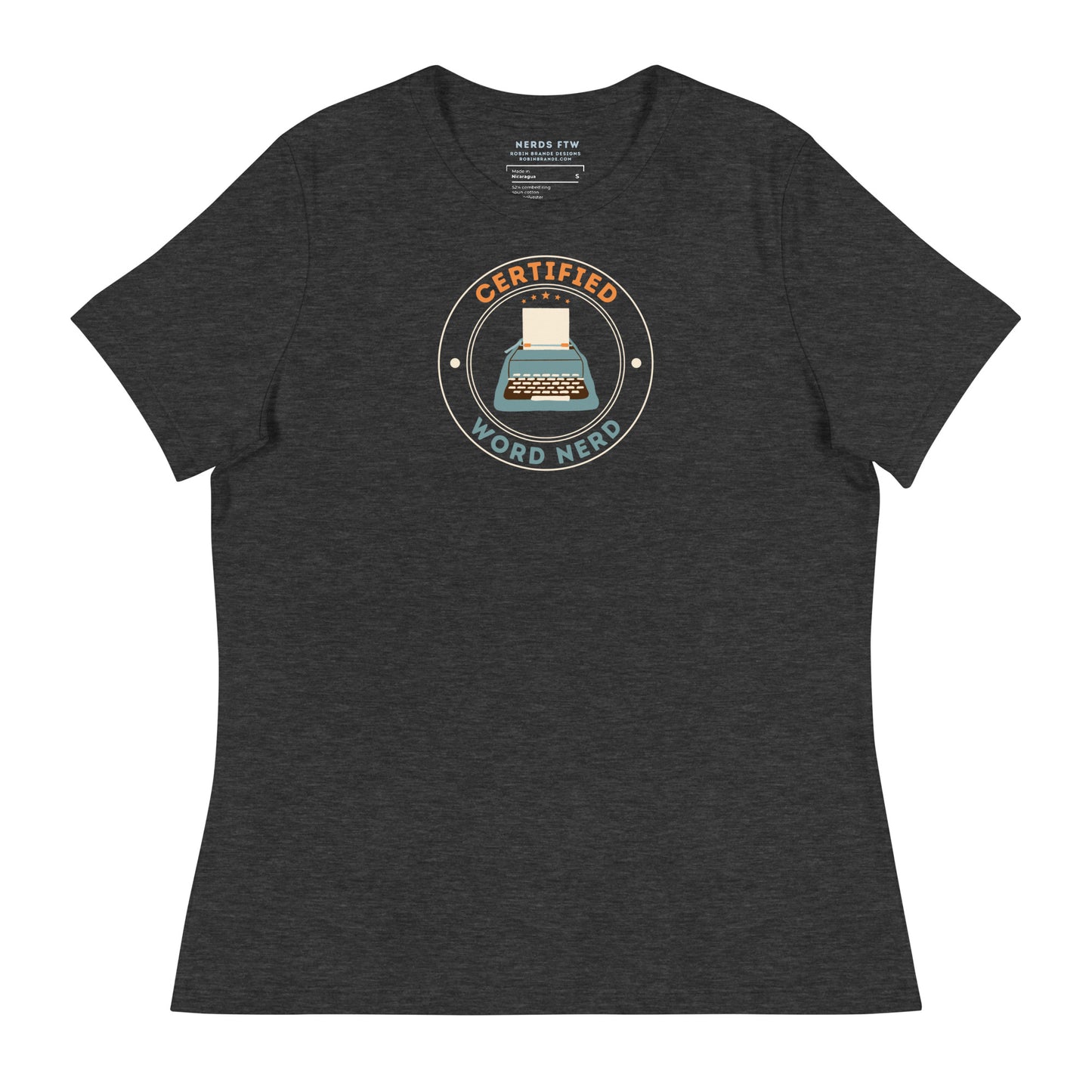 Certified Word Nerd Women's Relaxed T-Shirt