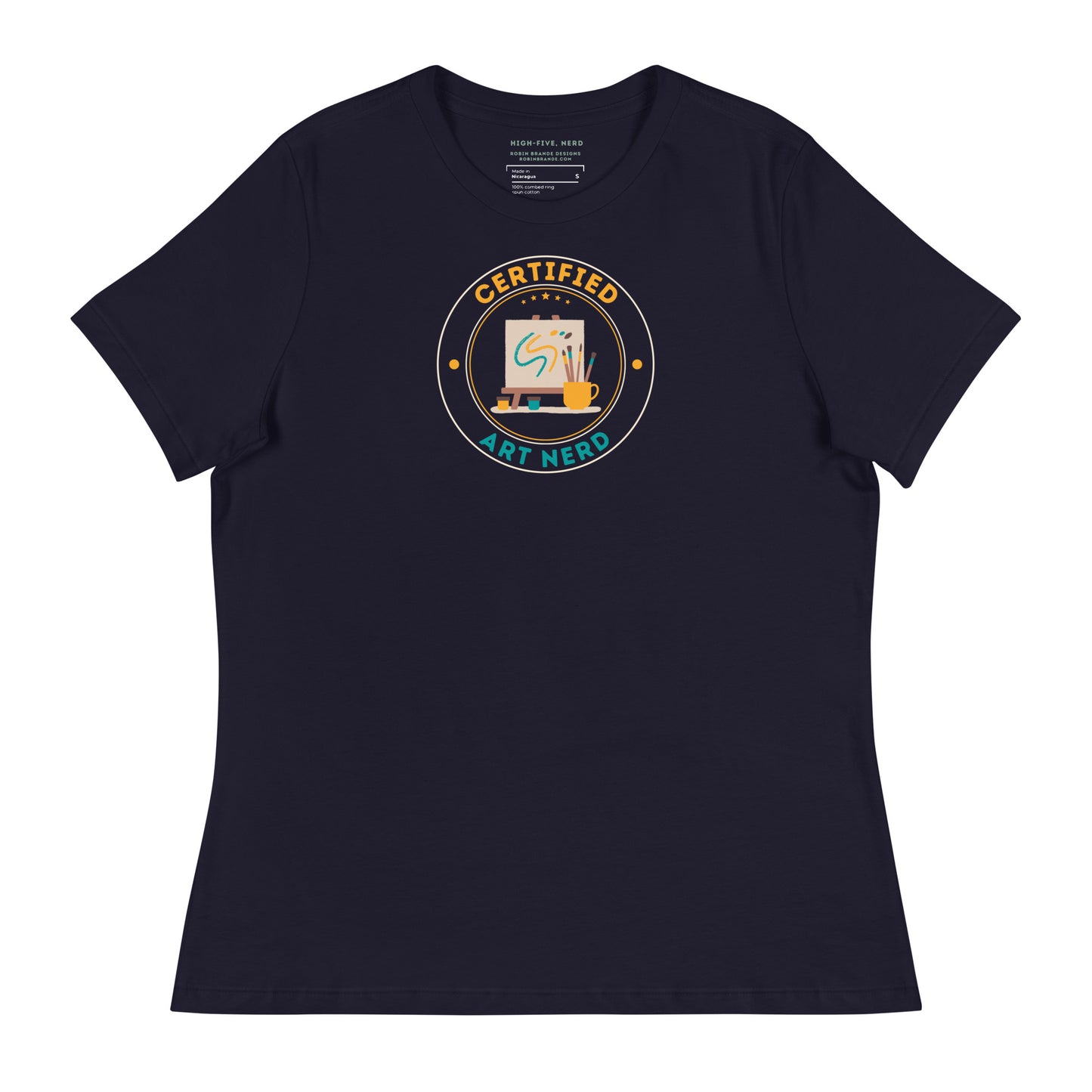 Certified Art Nerd Women's Relaxed T-Shirt