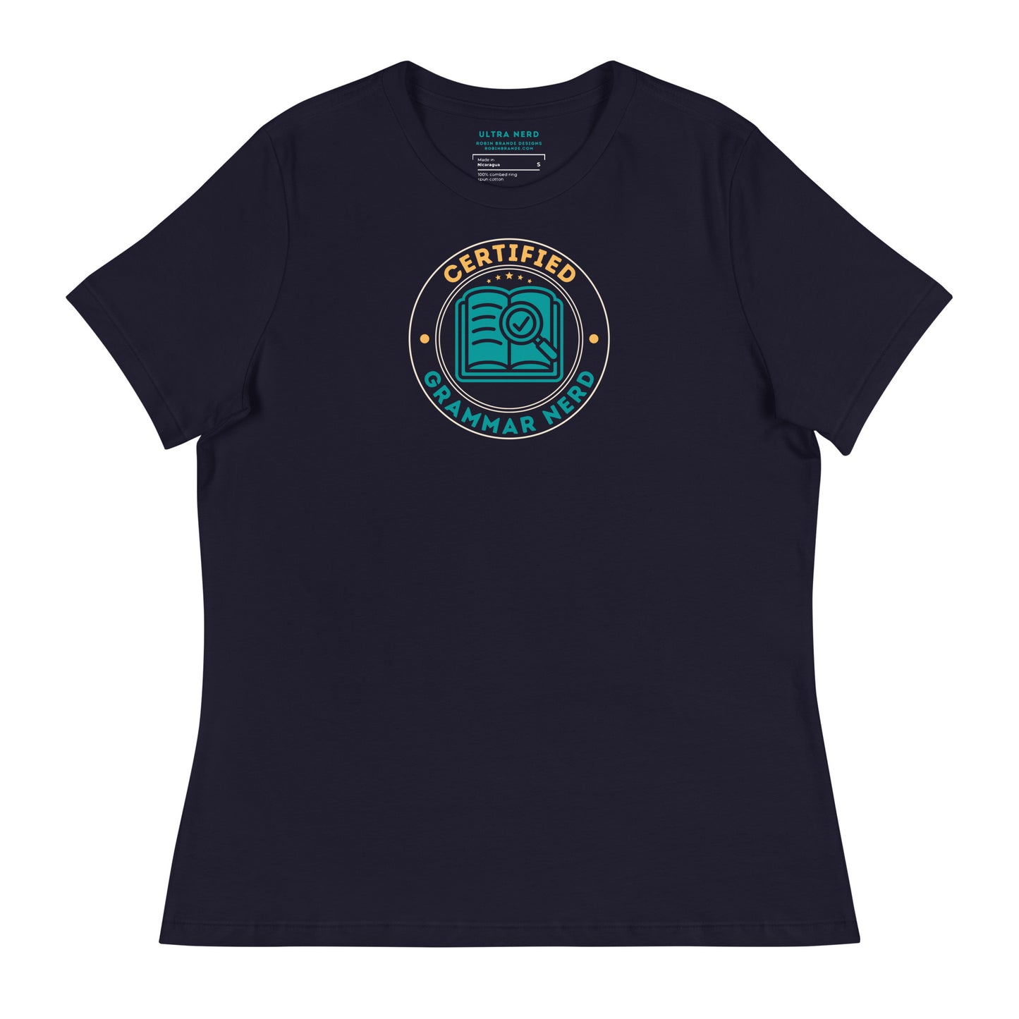 Certified Grammar Nerd Women's Relaxed T-Shirt