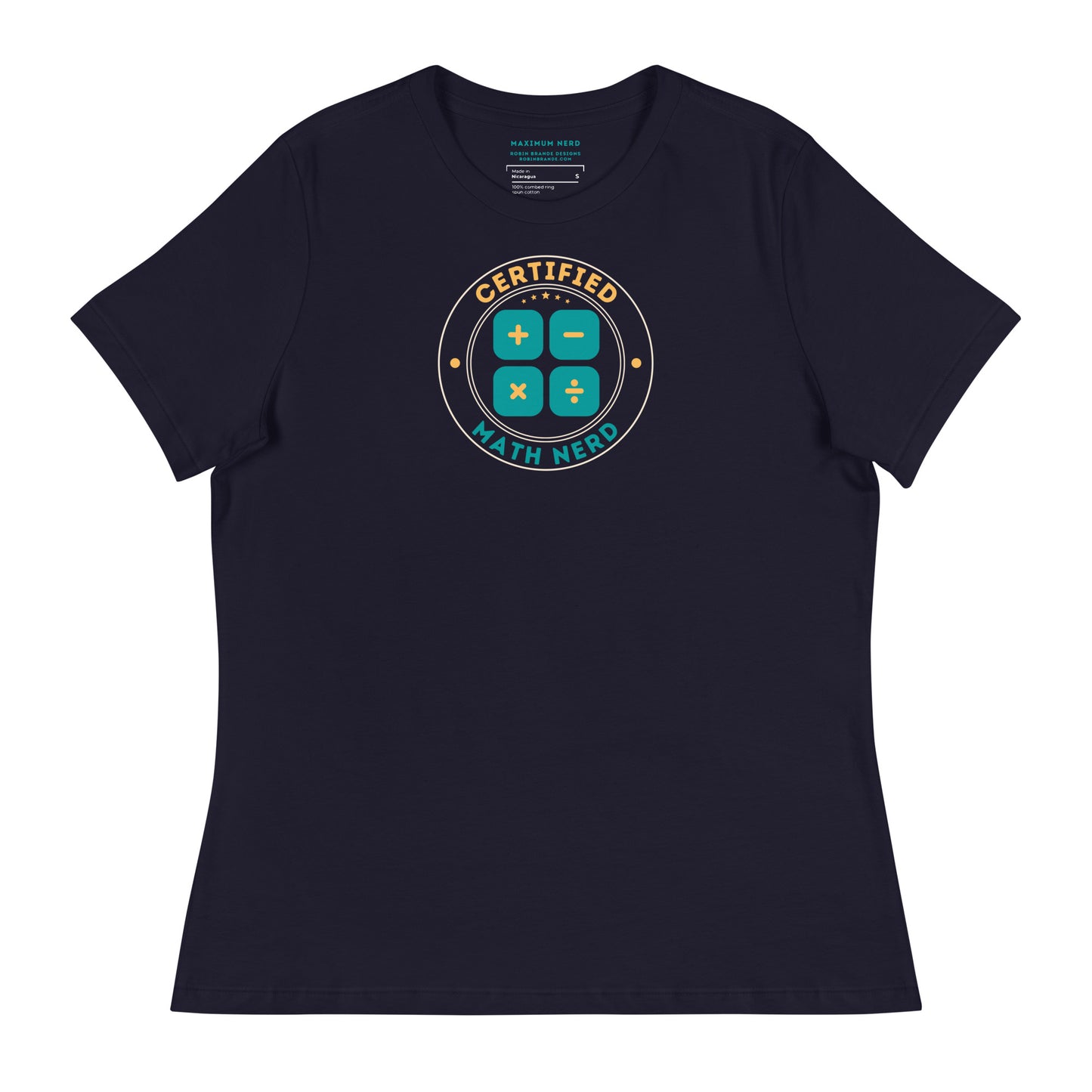 Certified Math Nerd Women's Relaxed T-Shirt