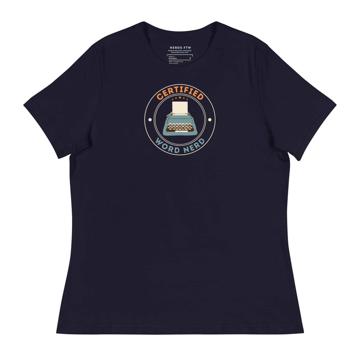 Certified Word Nerd Women's Relaxed T-Shirt