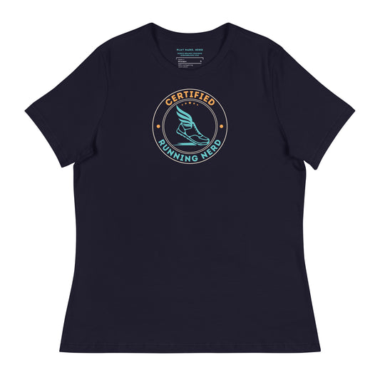 Certified Running Nerd Women's Relaxed T-Shirt