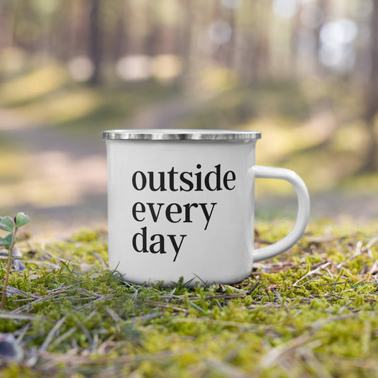 Outside Every Day - Adventure Enamel Mug