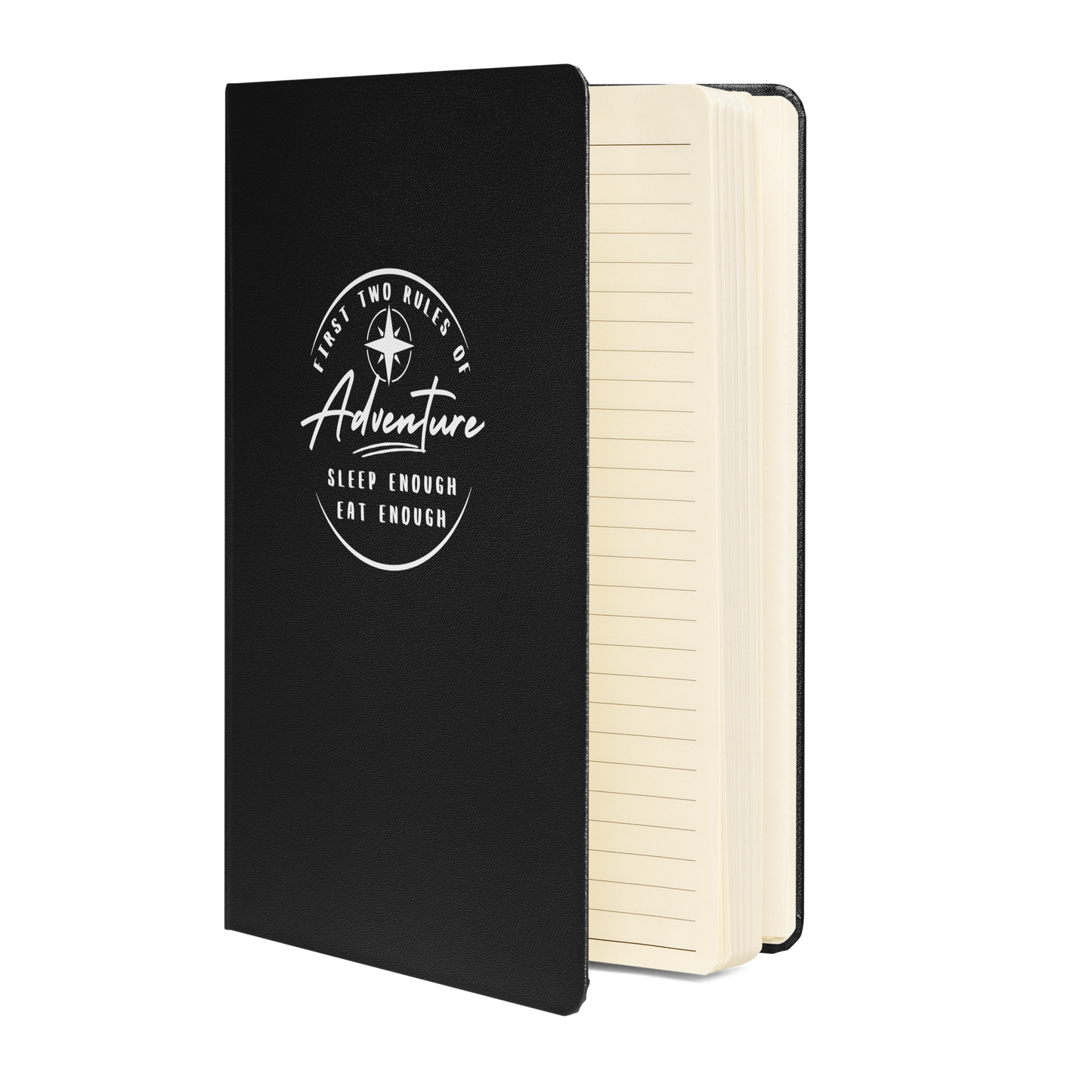 Sleep Enough-Eat Enough Adventure Hardcover Bound Notebook