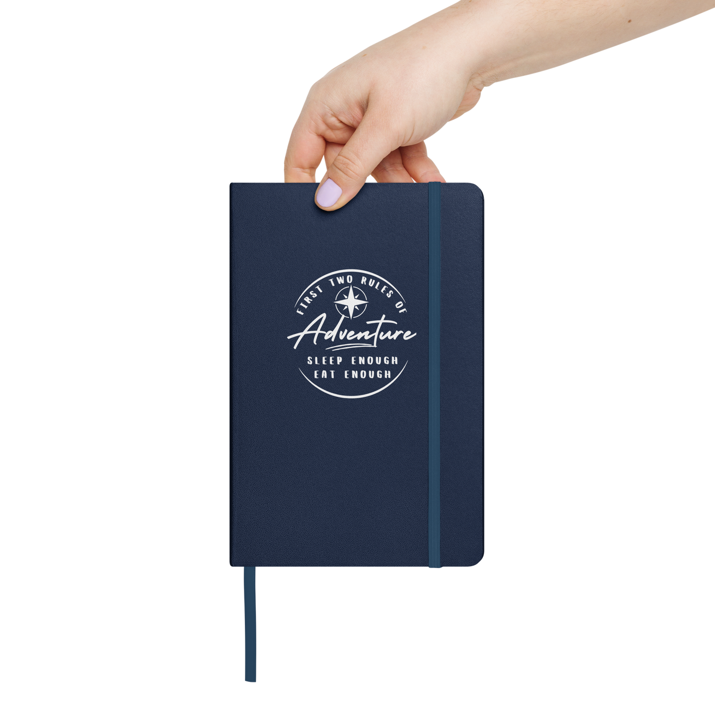 Sleep Enough-Eat Enough Adventure Hardcover Bound Notebook