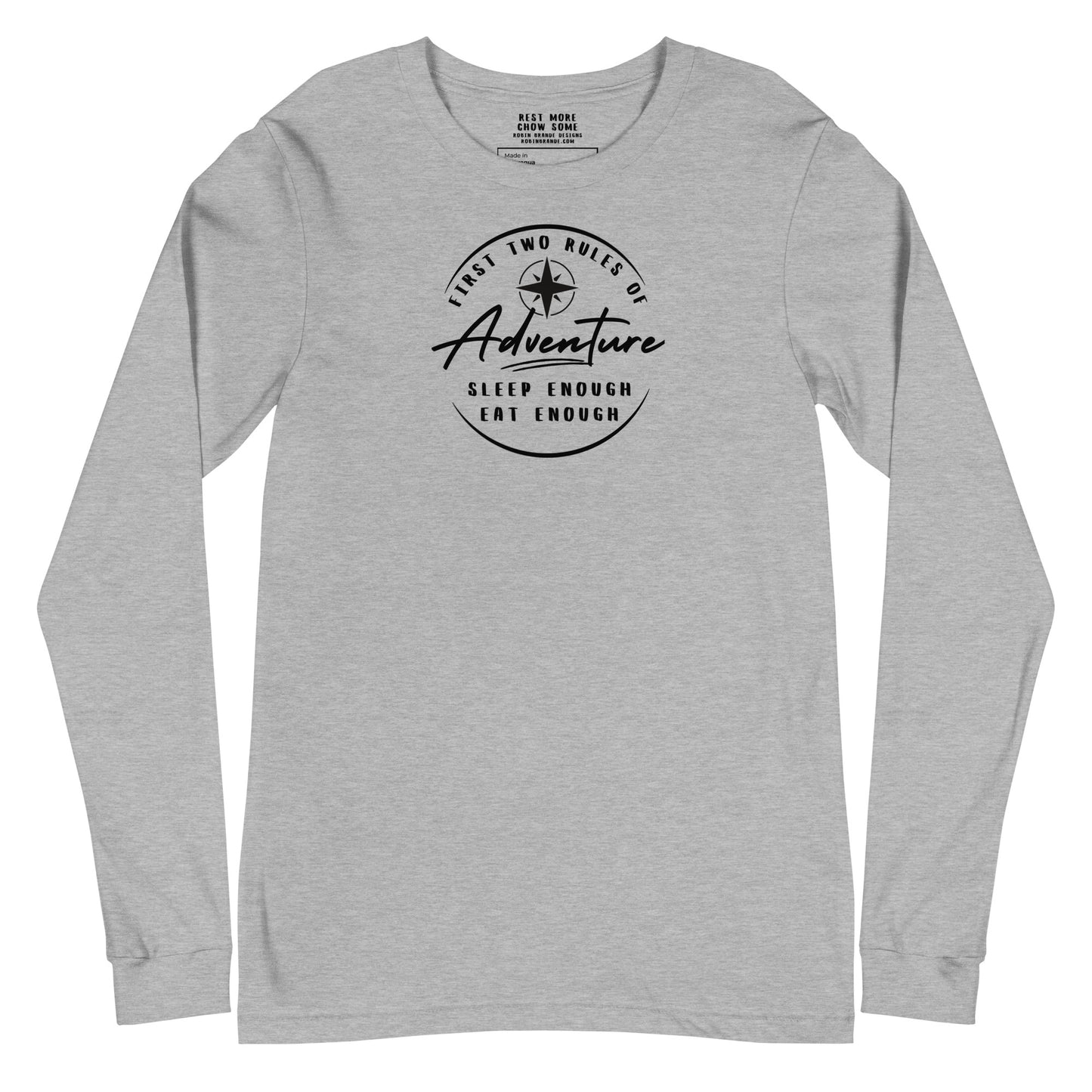 Sleep Enough-Eat Enough (Adventure) Long-sleeved T-shirt