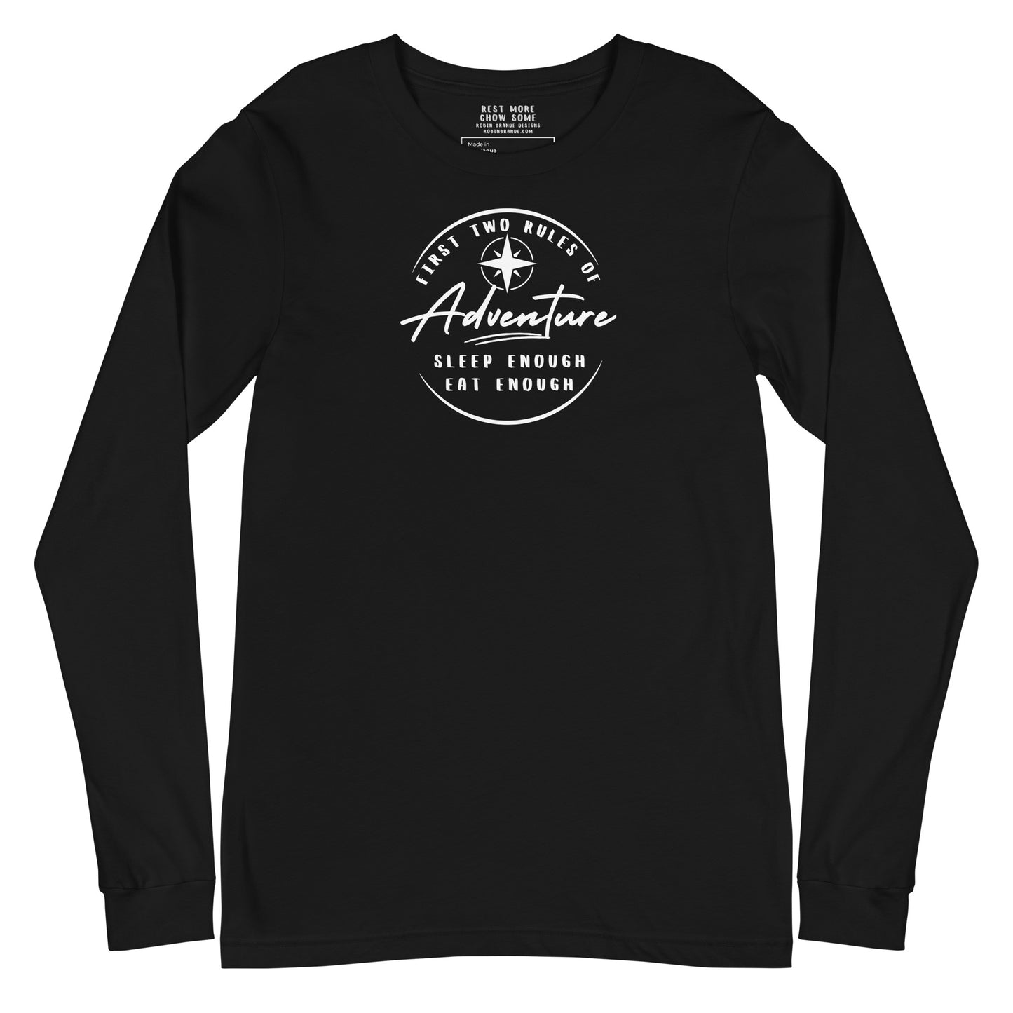 Sleep Enough-Eat Enough (Adventure) Long-sleeved T-shirt