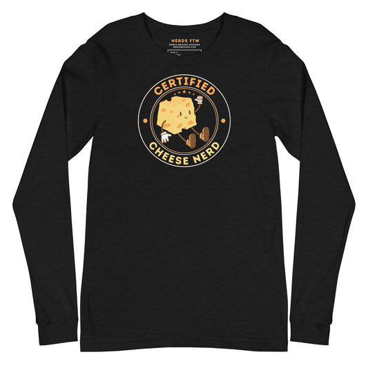 Certified Cheese Nerd Long-sleeved T-shirt