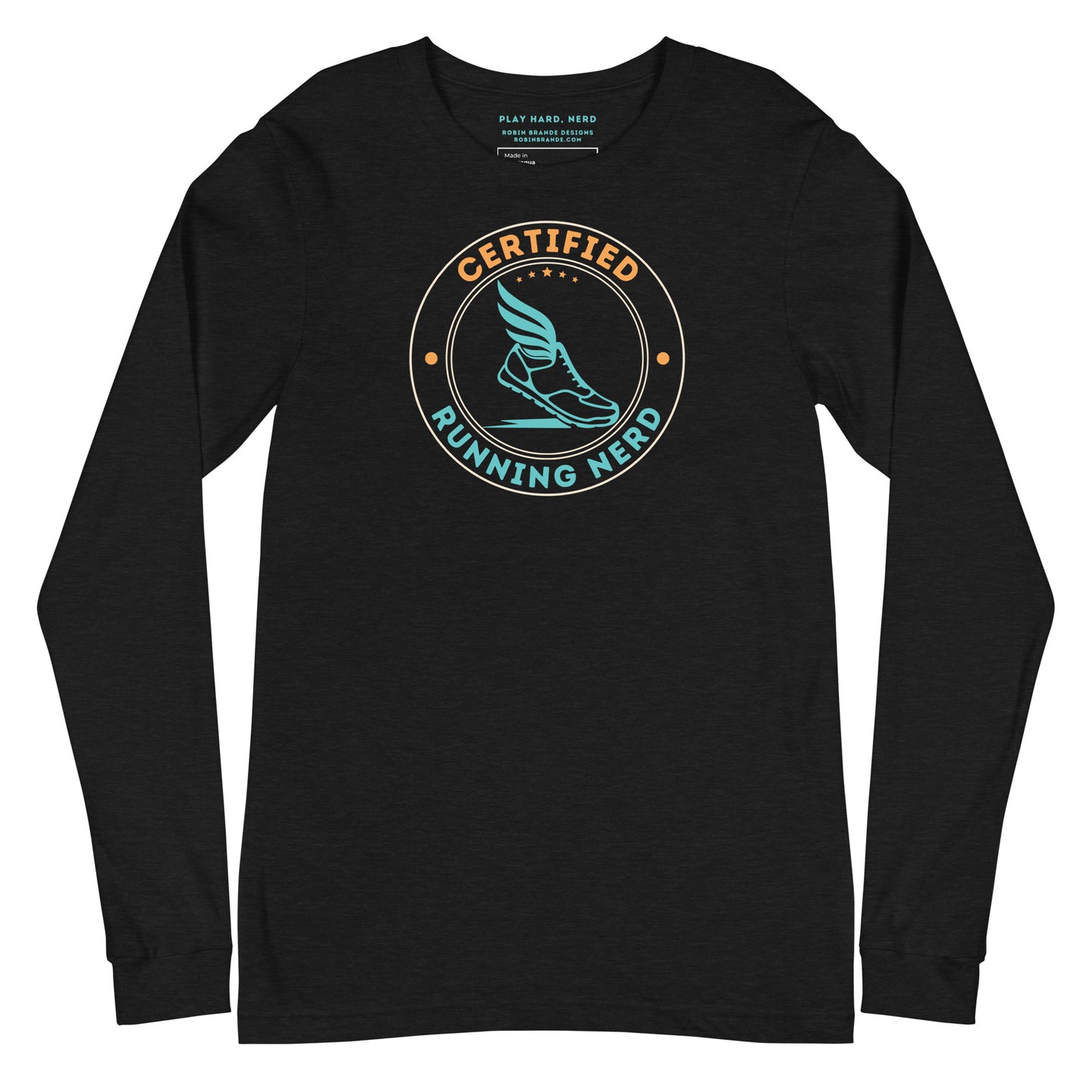 Certified Running Nerd Long-sleeved T-shirt