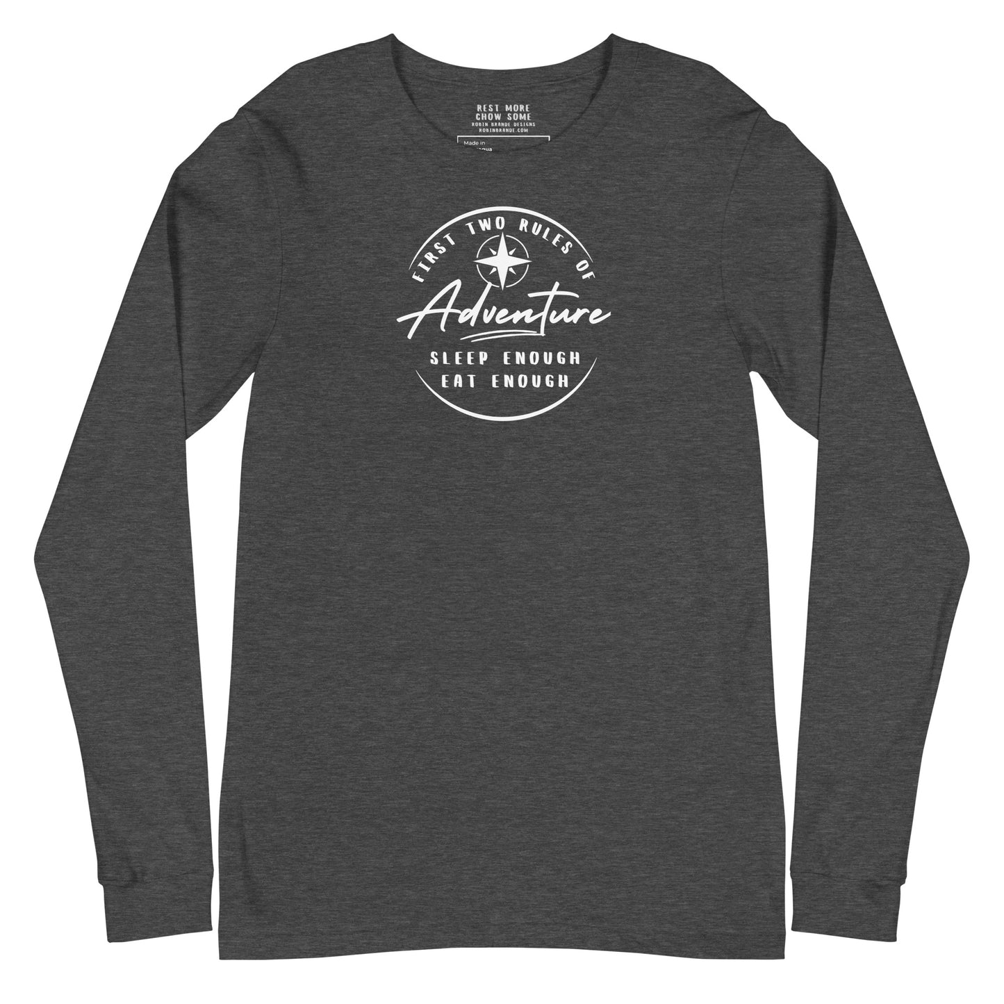 Sleep Enough-Eat Enough (Adventure) Long-sleeved T-shirt