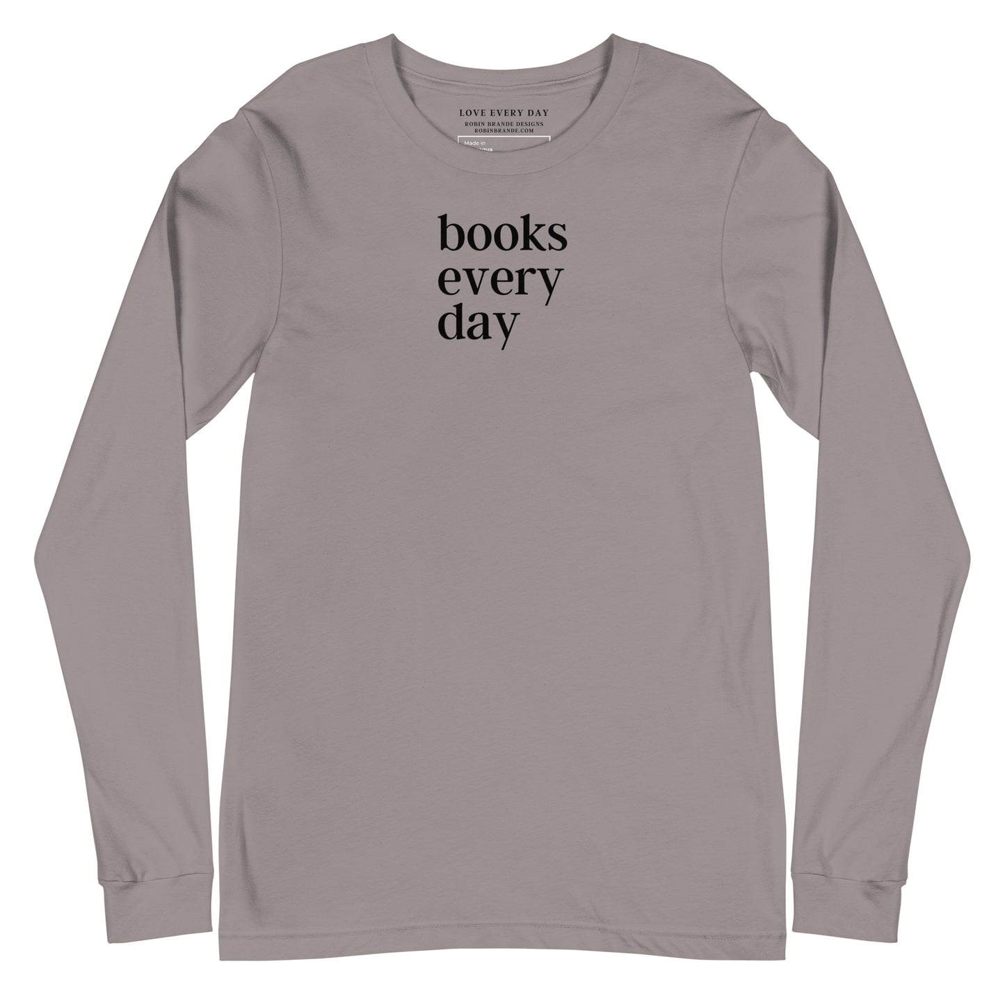 Books Every Day Long-sleeved T-shirt