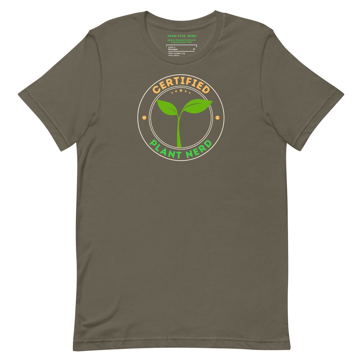 Certified Plant Nerd Short-sleeved T-shirt