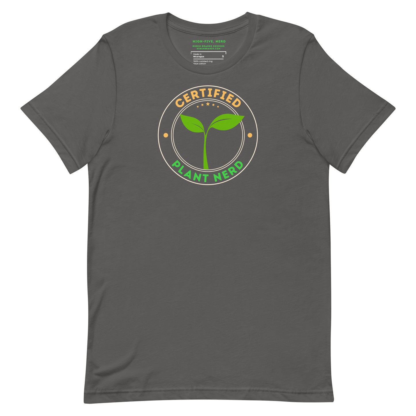 Certified Plant Nerd Short-sleeved T-shirt