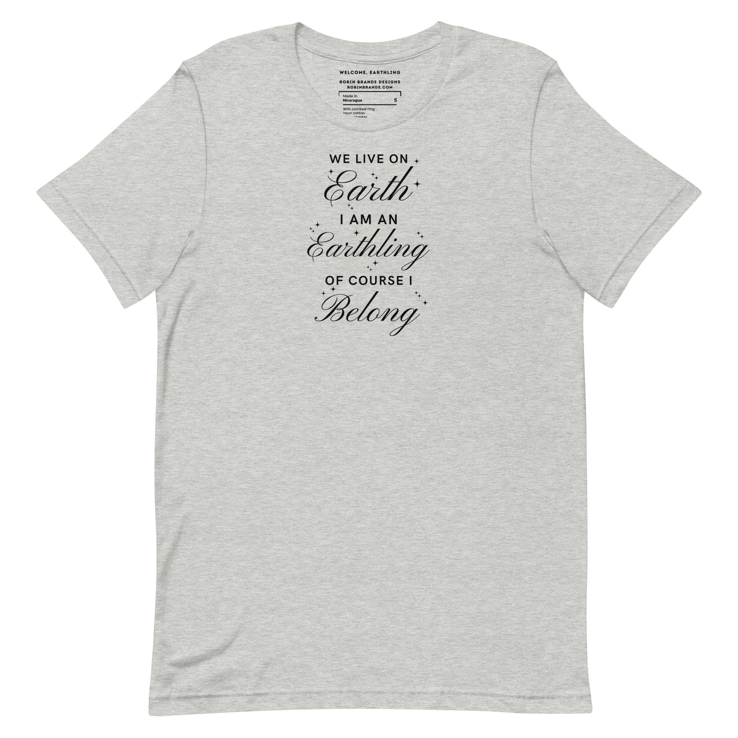 Earthling (I Belong) Inclusive Kindness T-shirt