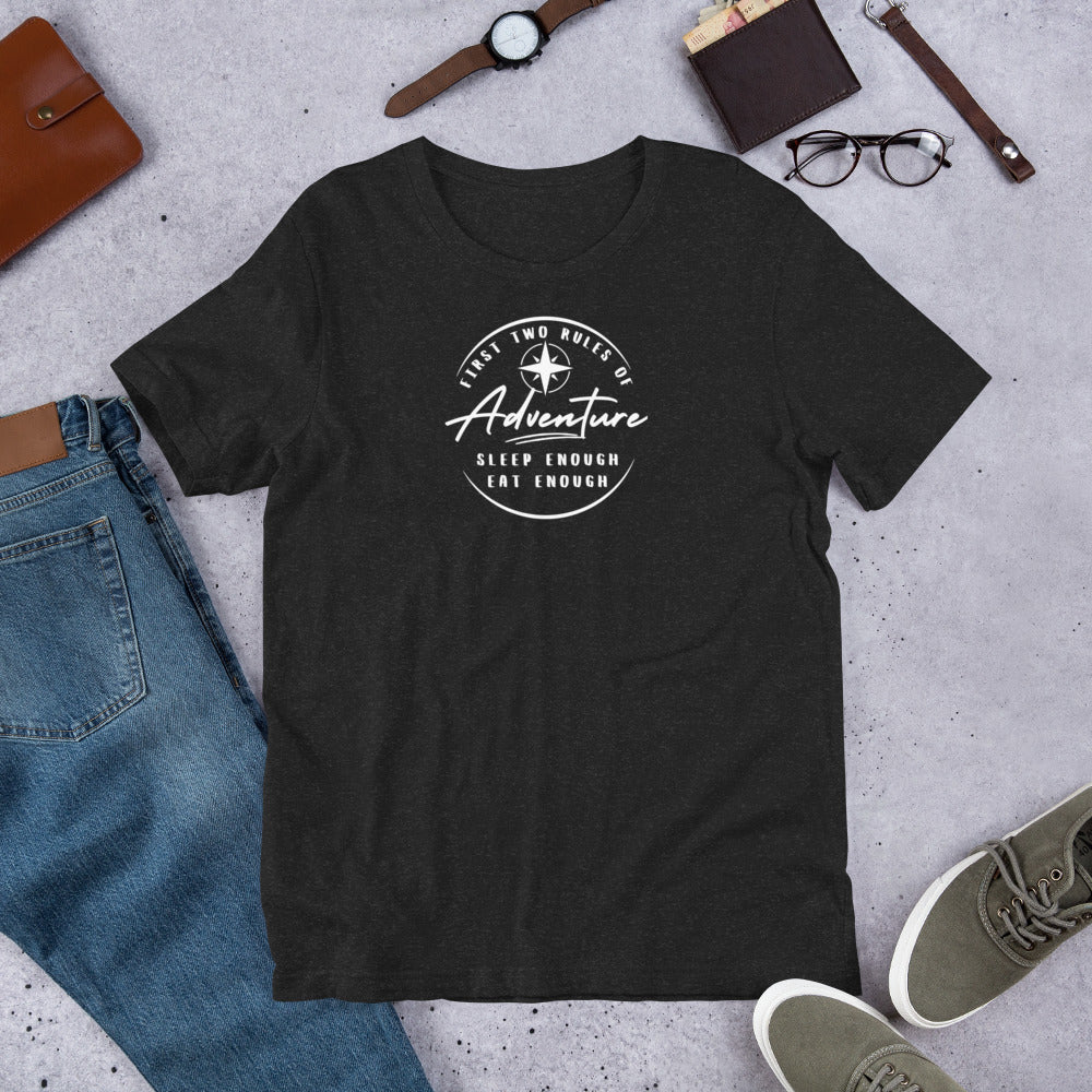 Sleep Enough-Eat Enough (Adventure) Short-sleeved T-shirt