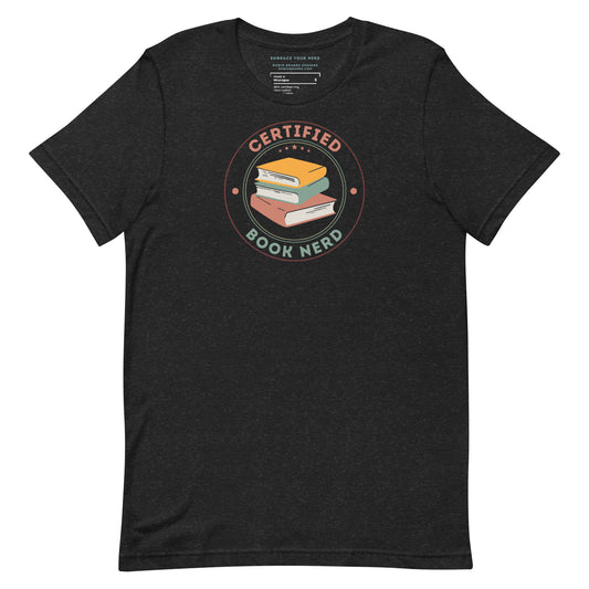 Certified Book Nerd Short-sleeved T-shirt